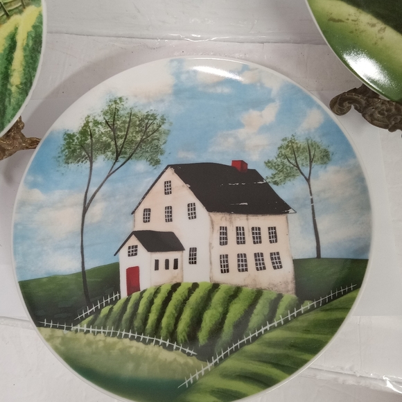 3-Vintage Sakura Brandon Plates House, Barns Country Life Warren Kimble - Picture 4 of 6